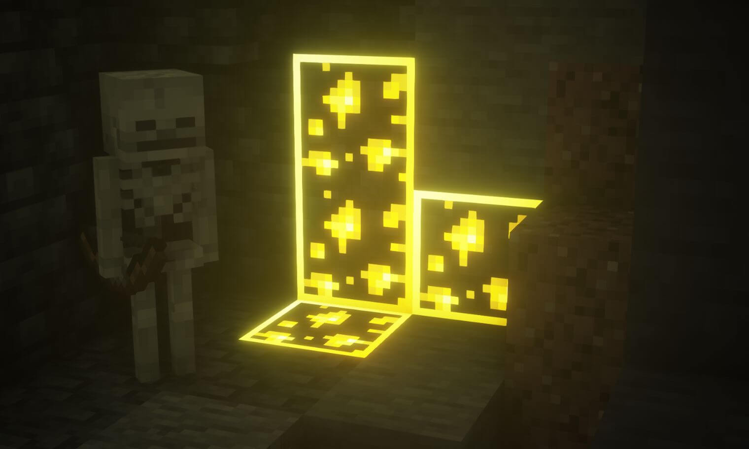 Visible Ores Texture Pack - gold